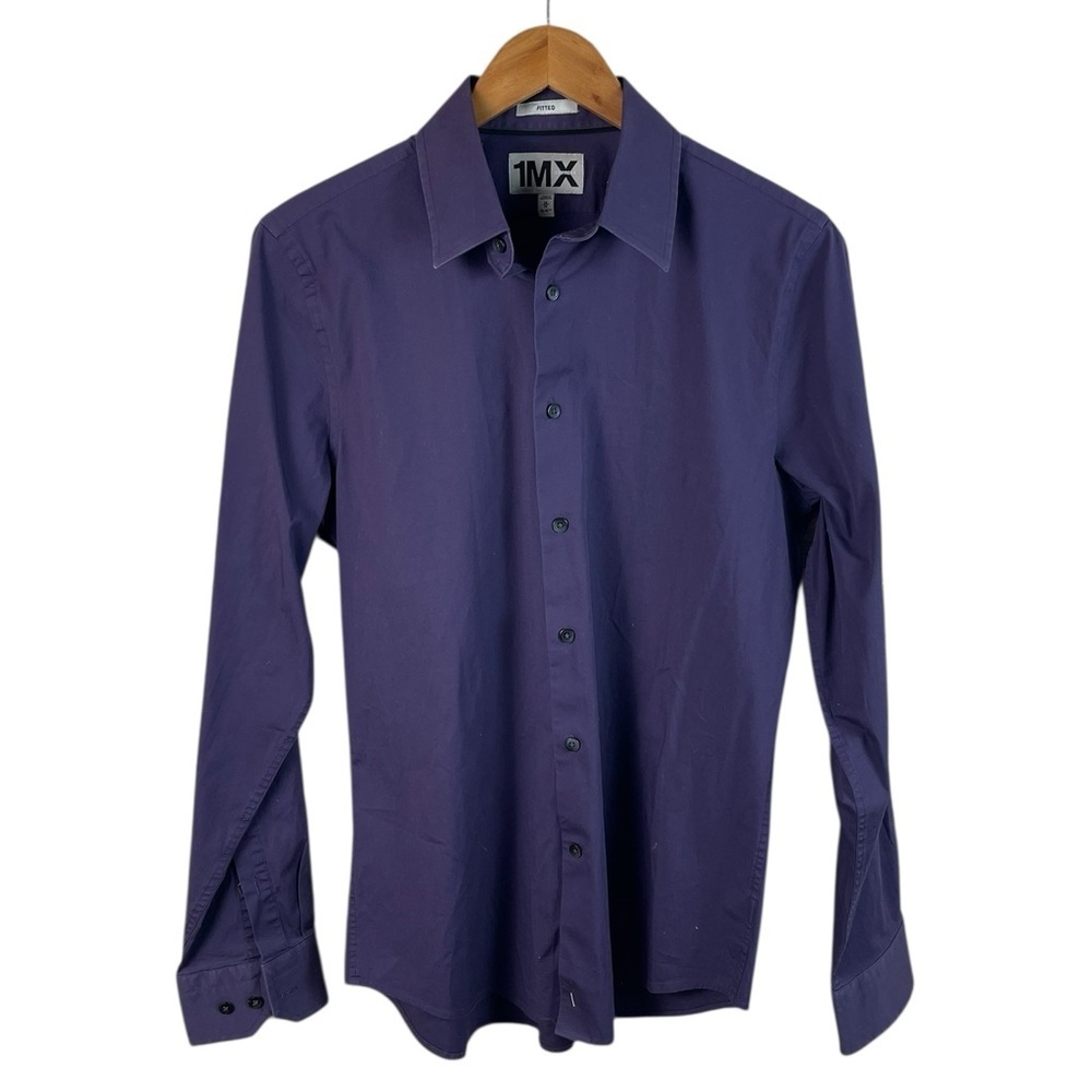 BF1091 Men’s Express 1MX FITTED Business Career Dress Shirt 15-15.5 M